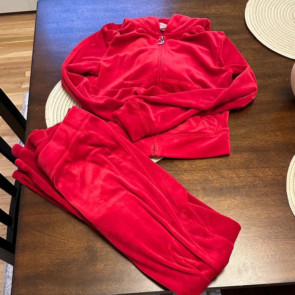 Juicy couture red set